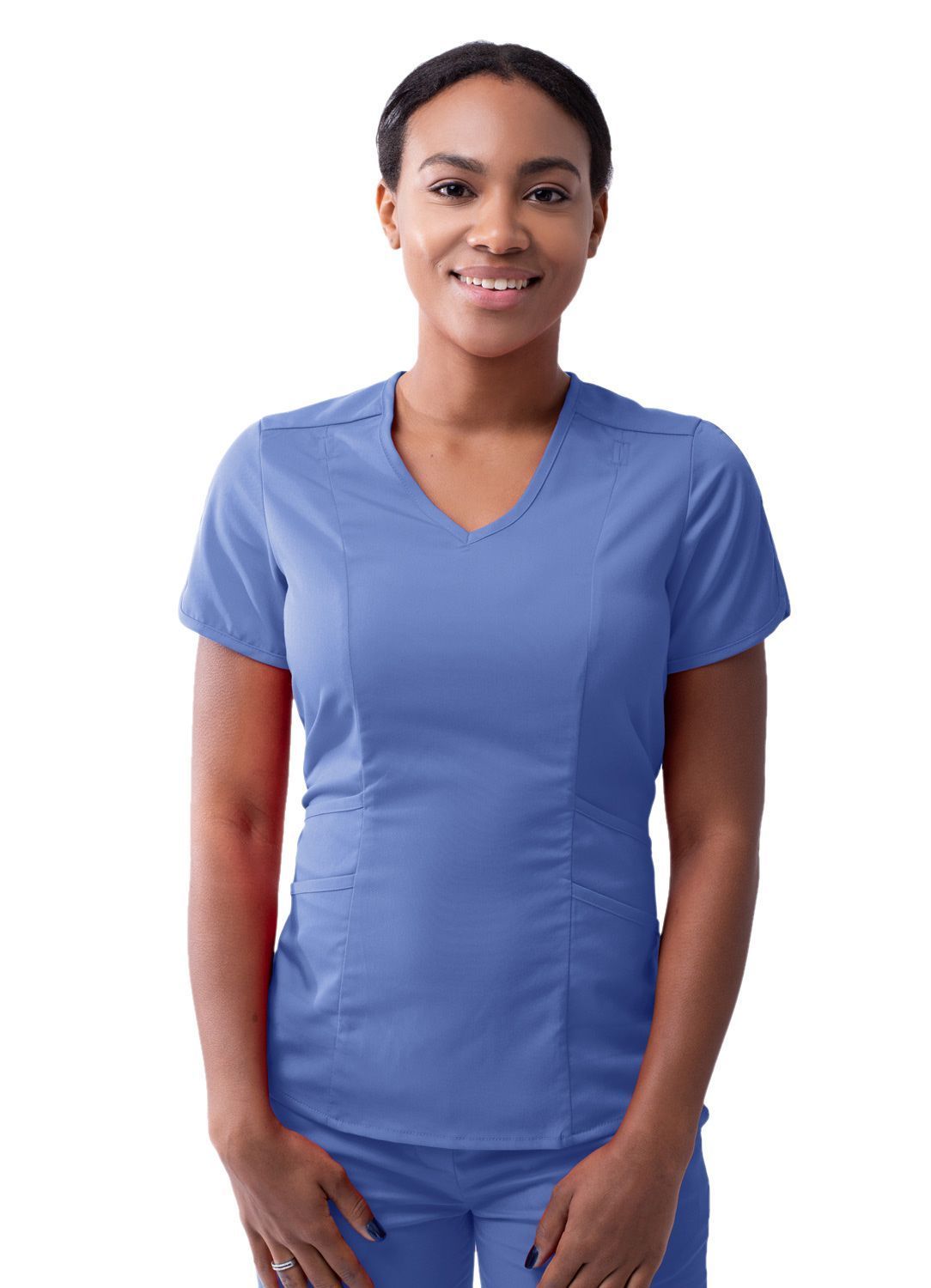 Modern V-Neck Scrub Top - P7002